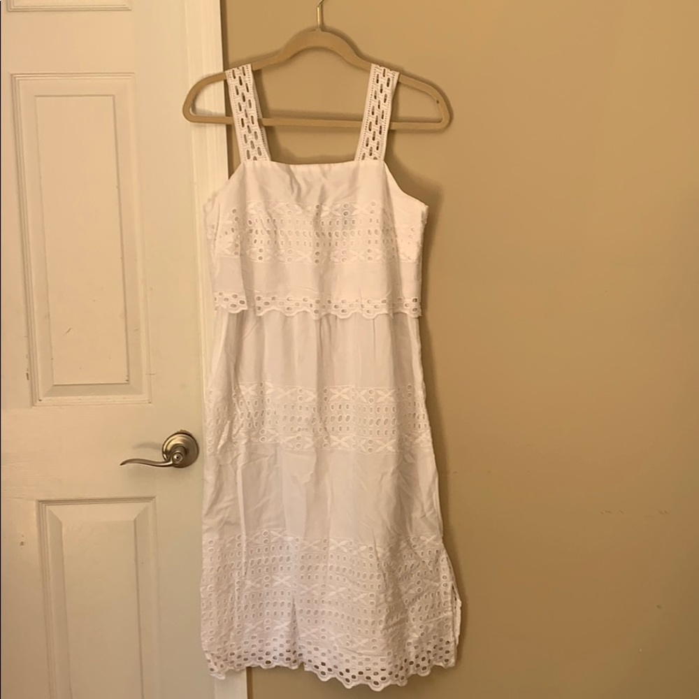 NWT Ann Taylor factory white lace dress